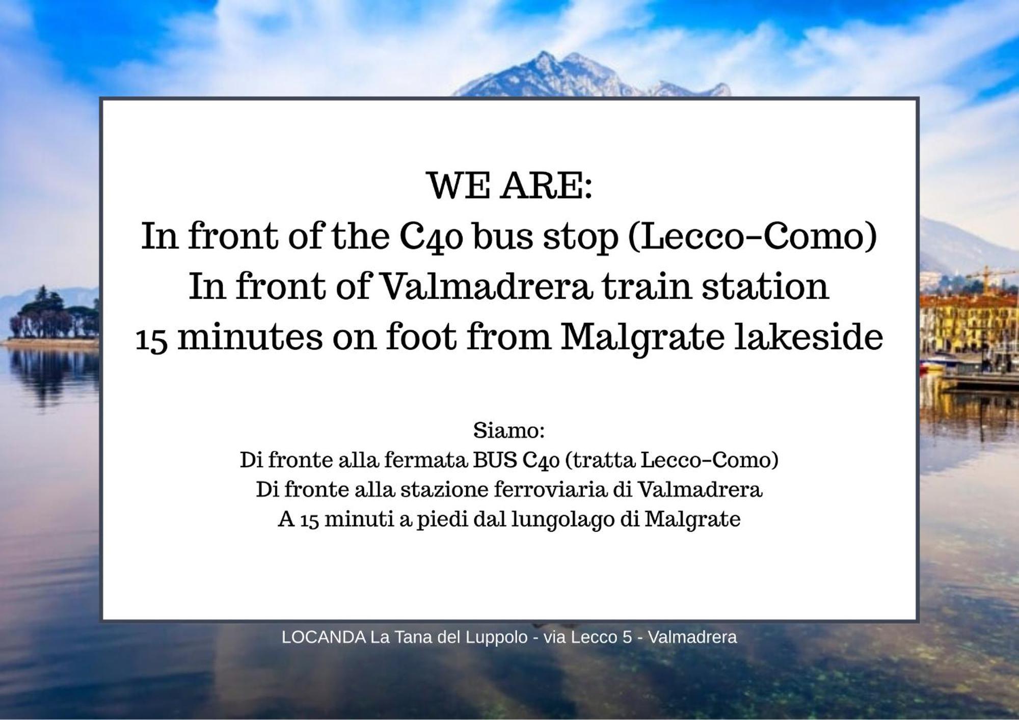 Locanda La Tana Del Luppolo Вальмадрера Экстерьер фото